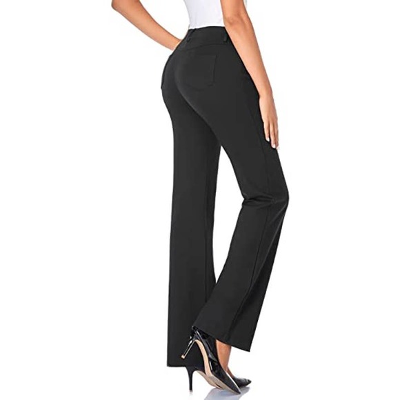 tapata Pants & Jumpsuits Tapata Black 3 Stretchy Bootcut Dress Pants Pockets Office Work